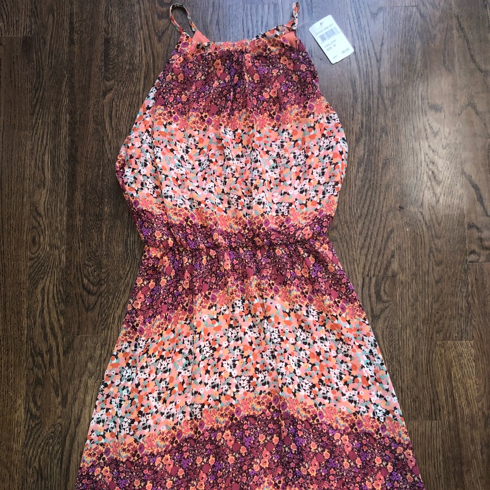 Lush Fit and Flare Dress in Floral